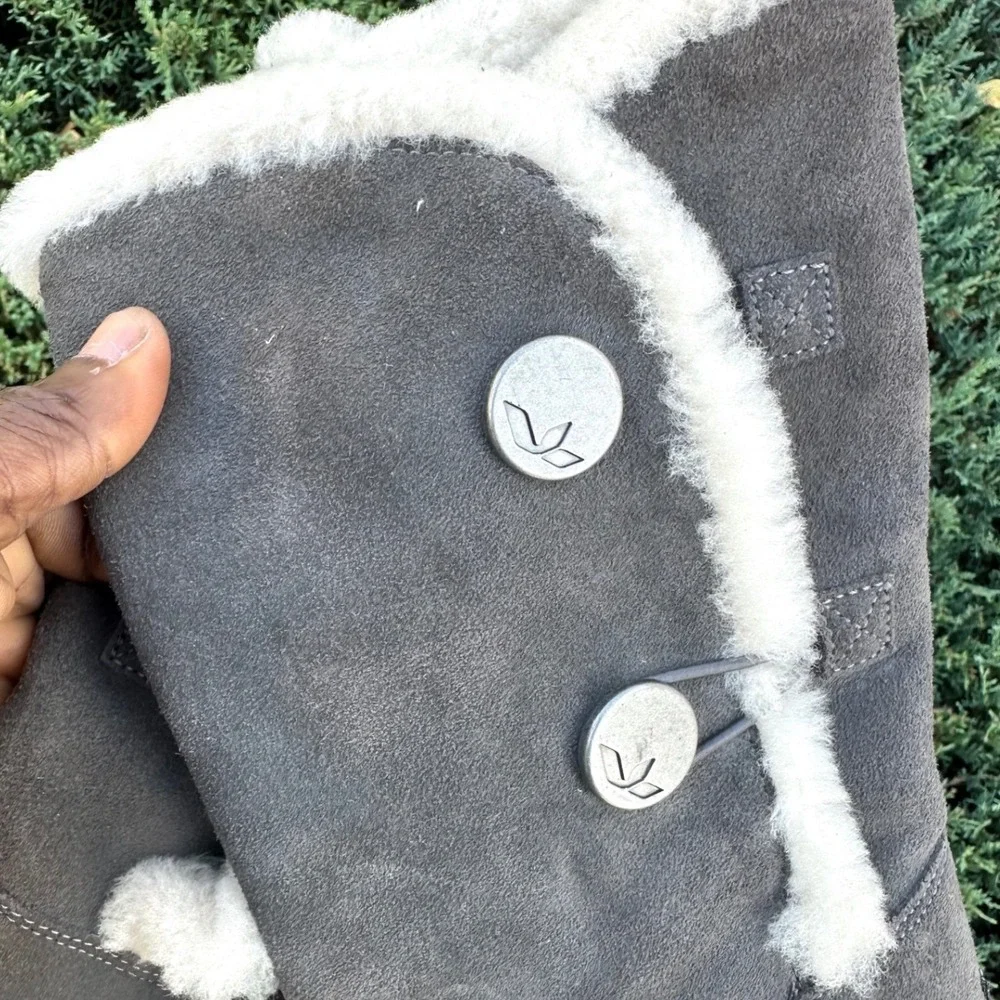 Koolaburra by UGG Women's Kinslei Tall Boots Size 7 Stone Gray Winter Boots‎